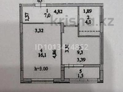 1-бөлмелі пәтер · 37.9 м² · 3/9 қабат, Казыбек би 41/1, бағасы: 23.5 млн ₸ в Астане, Нура р-н