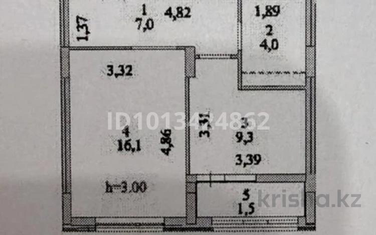 1-бөлмелі пәтер · 37.9 м² · 3/9 қабат, Казыбек би 41/1, бағасы: 23.5 млн ₸ в Астане, Нура р-н — фото 2