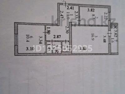2-бөлмелі пәтер · 52 м² · 5/6 қабат, Мусрепова 9 — Шакарим Кудайбергена, бағасы: 22.5 млн ₸ в Астане, Алматы р-н