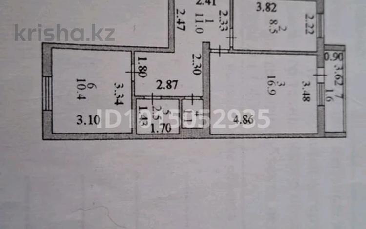 2-бөлмелі пәтер · 52 м² · 5/6 қабат, Мусрепова 9 — Шакарим Кудайбергена, бағасы: 22.5 млн ₸ в Астане, Алматы р-н — фото 2