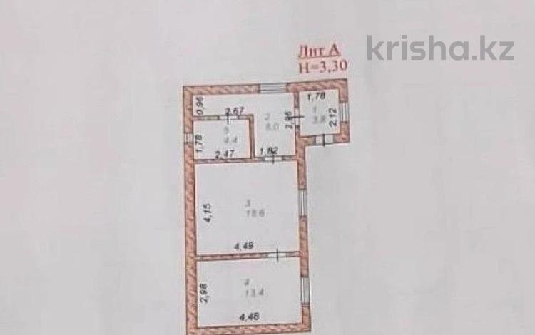 Отдельный дом · 2 комнаты · 48.2 м² · 10 сот., Мкр. Жулдыз — Бисембай Орынбасаров за 8.7 млн ₸ в Атырауской обл. — фото 8