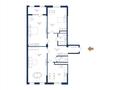 3-комнатная квартира · 109.5 м² · 11/13 этаж, мкр Уркер, Азильхан Нуршаихов 6 за ~ 46.5 млн ₸ в Астане, Нура р-н