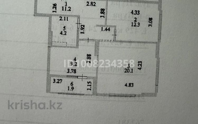 2-бөлмелі пәтер · 59 м² · 12/16 қабат, Е-429 24 — Сыганак-Айтматова, бағасы: 32 млн ₸ в Астане, Нура р-н — фото 2