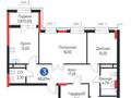 3-бөлмелі пәтер · 94 м² · 7/9 қабат, Чингиза Айтматова 46 — Коргалжын шоссе, бағасы: 36.2 млн ₸ в Астане, Нура р-н
