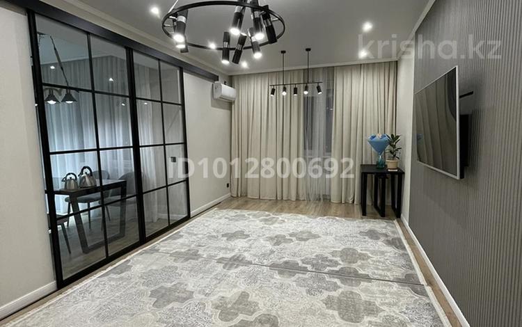 3-бөлмелі пәтер · 80 м² · 6/16 қабат, Абишева 36/9 — ГКП 7, Hyundai Qalqaman, бағасы: 56 млн ₸ в Алматы, Наурызбайский р-н — фото 2