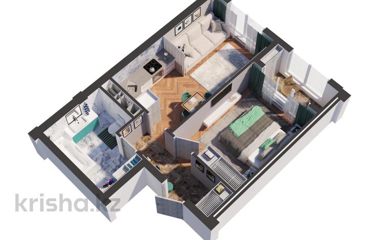 2-бөлмелі пәтер · 42.23 м² · 3/10 қабат, Каныша Сатпаева 82/9, бағасы: ~ 19.2 млн ₸ в Усть-Каменогорске — фото 2