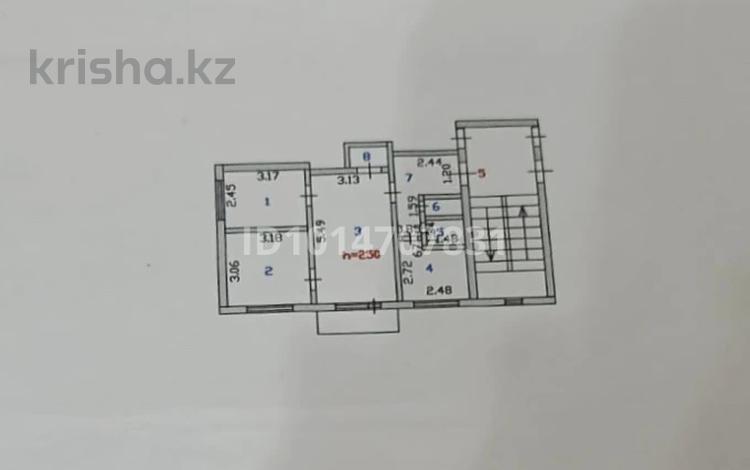 3-комнатная квартира · 48.8 м² · 2/5 этаж, Русаков 5 за 18 млн ₸ в Балхаше — фото 3