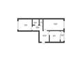 2-бөлмелі пәтер · 55 м² · 5/5 қабат, Ломоносова, бағасы: 11 млн ₸ в Актобе — фото 11