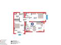 3-бөлмелі пәтер · 76.16 м² · 6/12 қабат, Белжайлау, бағасы: 67 млн ₸ в Алматы, Наурызбайский р-н — фото 2