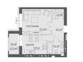 1-комнатная квартира · 42 м² · 5/9 этаж, ​067-й учетный квартал 464/8 за 16.5 млн ₸ в Караганде, Алихана Бокейханова р-н