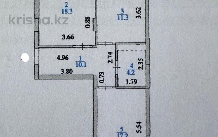 2-комнатная квартира · 62.3 м² · 7/9 этаж, Толе Би 35/1 — Левый берег, Ботанический сад за 43.9 млн ₸ в Астане — фото 22