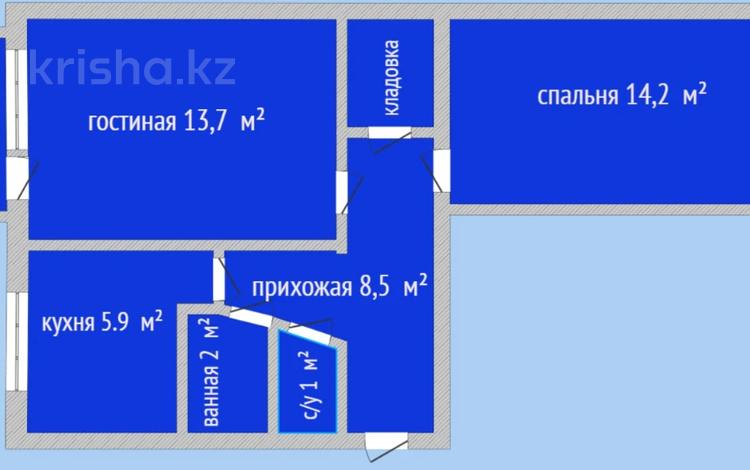 2-бөлмелі пәтер, 46 м², 3/5 қабат, Джамбула 89, бағасы: 16.8 млн 〒 в Костанае — фото 2