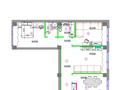 3-комнатная квартира · 76.4 м² · 1/6 этаж, мкр Шугыла, Жунисова 2/13 17 за 50 млн ₸ в Алматы, Наурызбайский р-н — фото 10