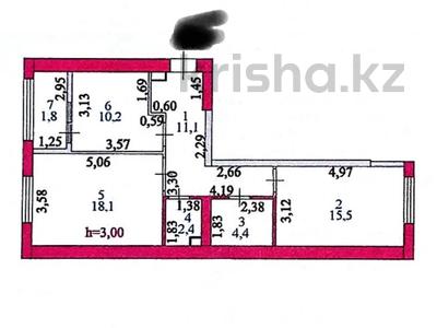2-комнатная квартира, 63.5 м², 6/9 этаж, Бокейхана 16/1 за 35.5 млн 〒 в Астане, Есильский р-н