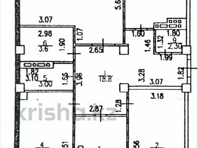 4-бөлмелі пәтер · 138 м² · 3/12 қабат, Бауыржан Момышулы 16 — Аманат, бағасы: 45 млн 〒 в Астане, Алматы р-н