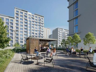 Планировки ЖК в Астане: 4-комнатная квартира · 124.29 м², Е-899 7 за ~ 74.6 млн 〒 4-комнатная квартира · 124.29 м², Е-899 7 за ~ 74.6 млн 〒 в Астане, Нура р-н