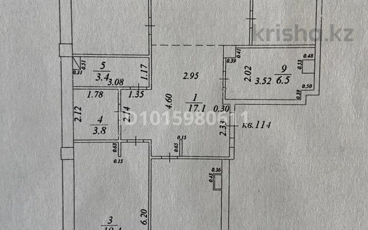 4-бөлмелі пәтер · 123.3 м² · 1/10 қабат, 20-ш/а. 12 — триумфальная арка)), бағасы: 55 млн ₸ в Актау, 20-й мкр — фото 2