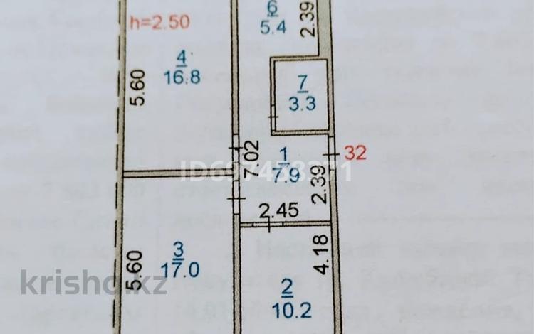 3-комнатная квартира, 60.4 м², 1/5 этаж, 9-й микрорайон, 9мкр-н 2 — 15 магазин за 24.5 млн 〒 в Костанае, 9-й микрорайон — фото 2