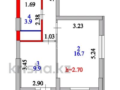 1-комнатная квартира · 42 м² · 6/21 этаж, Шаймерден Косшыгулулы 4 за 20 млн ₸ в Астане, Сарыарка р-н