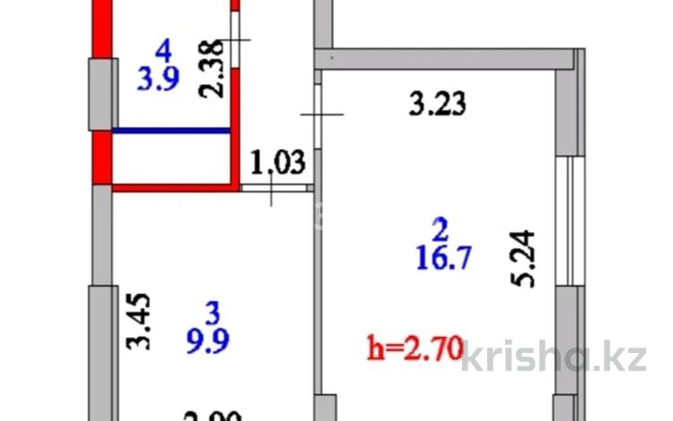 1-комнатная квартира · 42 м² · 6/21 этаж, Шаймерден Косшыгулулы 4 за 20 млн ₸ в Астане, Сарыарка р-н — фото 55