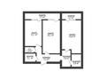 2-комнатная квартира · 71 м² · 2/9 этаж, Береке 51 за 33 млн ₸ в Костанае — фото 13