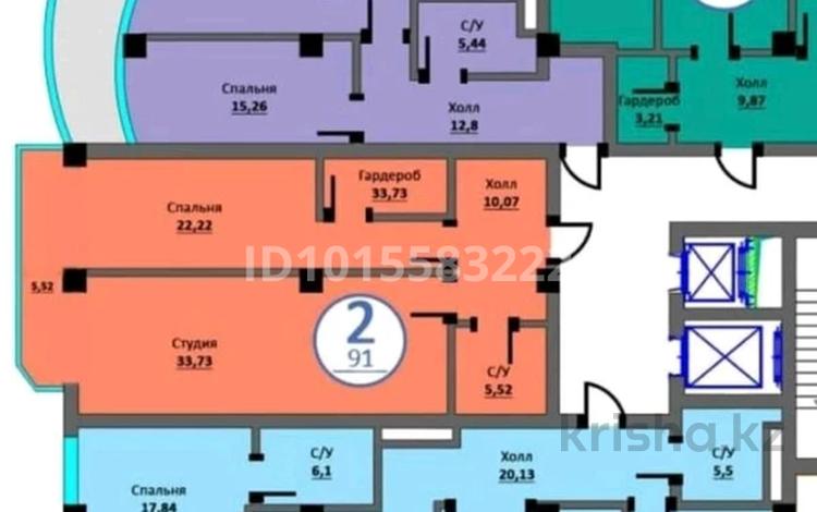 2-комнатная квартира · 91 м² · 12/16 этаж, 15-й мкр за 35 млн ₸ в Актау — фото 2