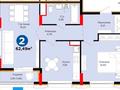 2-бөлмелі пәтер · 62.49 м² · 8/9 қабат, Сагадат Нурмагамбетов 18 — С ремонтом от Bi Group, бағасы: 52.5 млн ₸ в Астане, Сарайшык р-н — фото 5