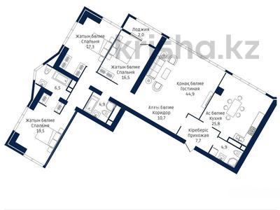 4-бөлмелі пәтер · 163 м² · 8/33 қабат, Аль-фараби, бағасы: 138.5 млн ₸ в Алматы, Бостандыкский р-н