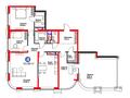 4-бөлмелі пәтер · 151.88 м², Кунаева 32А, бағасы: ~ 180.7 млн ₸ в Шымкенте, Аль-Фарабийский р-н — фото 3