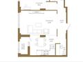 2-комнатная квартира · 69.91 м² · 2/9 этаж, Достык за ~ 50.8 млн ₸ в Астане — фото 3
