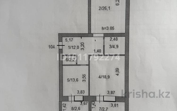 2-комнатная квартира · 83 м² · 9/9 этаж, Акана серы 28 — возле мед.колледжа за 34.5 млн ₸ в Кокшетау — фото 2