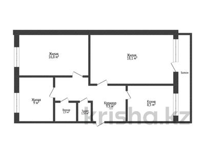 3-комнатная квартира · 66.7 м² · 2/5 этаж, Победы 106 за 24.5 млн 〒 в Костанае