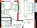 1-комнатная квартира · 41 м² · 11/17 этаж, Е-429 12д за ~ 22.6 млн ₸ в Астане, Нура р-н