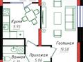 1-бөлмелі пәтер · 41 м² · 11/17 қабат, Е-429 12д, бағасы: ~ 22.6 млн ₸ в Астане, Нура р-н