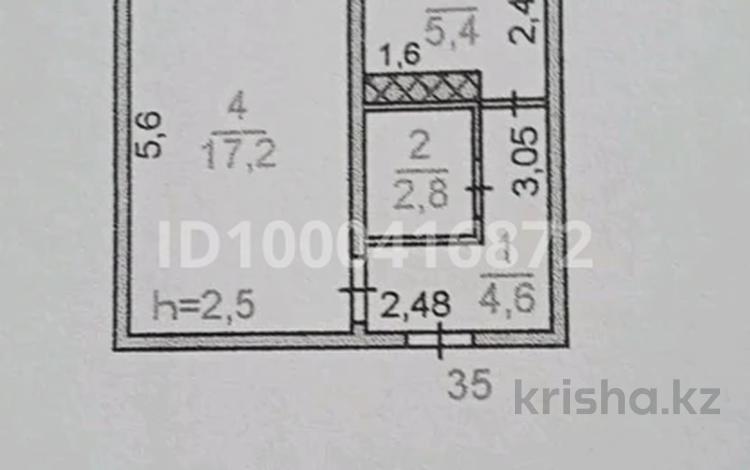 1-бөлмелі пәтер · 30 м² · 2/5 қабат, Мкр Спортивный, д15 35, бағасы: 14 млн ₸ в Шымкенте, Аль-Фарабийский р-н — фото 2