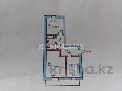 2-комнатная квартира · 53.5 м² · 2/4 этаж, Ауезова 23 за 12 млн ₸ в Есиль
