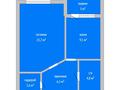 1-комнатная квартира · 46.7 м² · 7/9 этаж, Курганская 2В за 25.5 млн ₸ в Костанае — фото 4