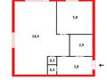 1-бөлмелі пәтер · 32 м² · 5/5 қабат, ул. Чернышевского, бағасы: 5 млн ₸ в Темиртау — фото 5