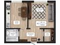 1-комнатная квартира · 52.8 м² · 3/6 этаж, мкр. Алтын орда, Мкр.Батыс-2 за 17.8 млн ₸ в Актобе — фото 2