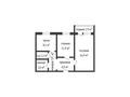 2-комнатная квартира · 51.8 м² · 7/9 этаж, мкр 8, братьев жубановых за 14 млн ₸ в Актобе — фото 2