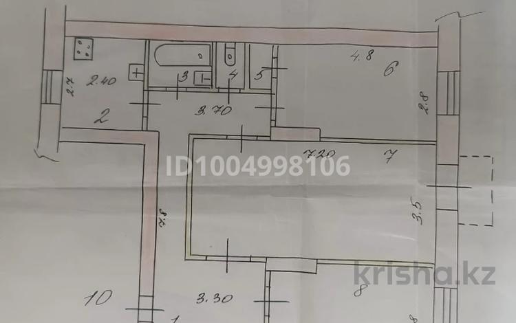 3-бөлмелі пәтер · 81.28 м² · 2/2 қабат, Гоголя 9 — Краснознамённая, бағасы: 14 млн ₸ в Усть-Каменогорске — фото 2