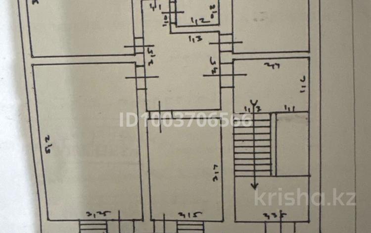 3-комнатная квартира · 55.3 м² · 1/4 этаж, Ондасынова — Мкр, Ататүрік мектеп қасы за 12 млн 〒 в Туркестане — фото 2