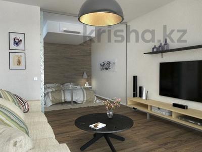 1-комнатная квартира · 55 м² · 16/17 этаж, мкр Мамыр-1 29/2 — Бауыржана Момышулы Шаляпина ( трц Спутник ) за 17 000 〒 в Алматы, Ауэзовский р-н