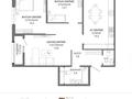 3-бөлмелі пәтер · 74 м² · 6/12 қабат, Мангилик Ел 74, бағасы: ~ 38.3 млн ₸ в Астане, Есильский р-н — фото 3