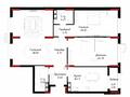 3-бөлмелі пәтер · 129.07 м², Шамши Калдаяков 10, бағасы: ~ 93.6 млн ₸ в Астане, Сарайшык р-н — фото 3