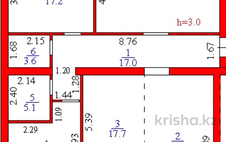 4-комнатная квартира, 134.4 м², 2/3 этаж, Габдуллы Кулкыбаева 13 за 43.5 млн 〒 в Караганде, Казыбек би р-н — фото 13