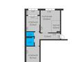 3-бөлмелі пәтер · 78.1 м² · 3/6 қабат, Тараз 8/1, бағасы: 58.9 млн ₸ в Алматы, Турксибский р-н — фото 7