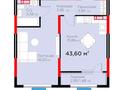 2-бөлмелі пәтер · 45 м² · 8/9 қабат, Райымбека, бағасы: 37.5 млн ₸ в Алматы, Жетысуский р-н — фото 2