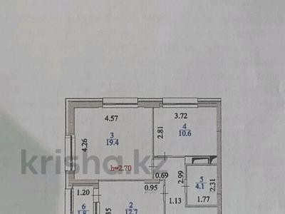 2-комнатная квартира, 60 м², 6/9 этаж, Нажимеденова 27 — Бином за 22.7 млн 〒 в Астане, Алматы р-н