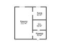 1-бөлмелі пәтер · 38 м² · 3/3 қабат, Ворошилова 3, бағасы: 9.4 млн ₸ в Костанае — фото 12